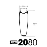 Supratech RCO 2080 Carbon Wheelset (Disc Brake)