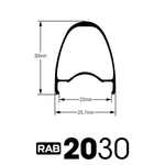 Supratech RAB 2030 Aluminum Wheelset (Disc Brake)